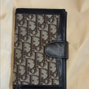 Brown and Black Monogram Wallet